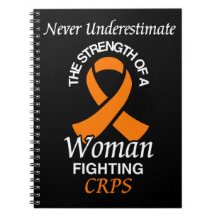 Caderno Espiral Nunca Subestimar/Fita/Mulher...CRPS