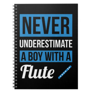 Caderno Espiral Nunca Subestime Um Rapaz Com Fluido De Camisa De F