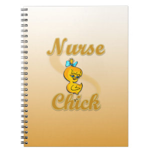 Caderno Espiral Nurse Chick