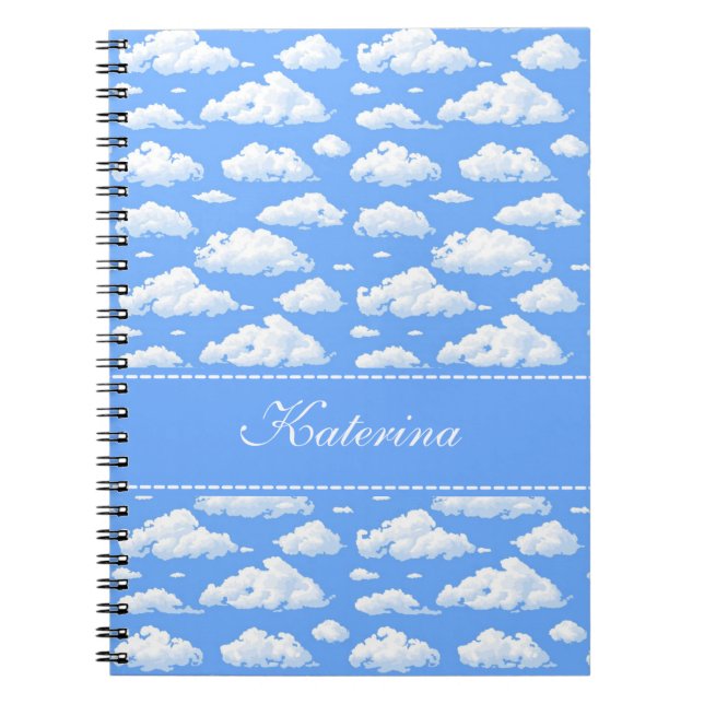 Caderno Espiral Nuvens (Frente)