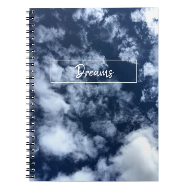 Caderno Espiral Nuvens - (Frente)