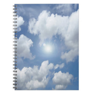 Caderno Espiral Nuvens do Céu Azul + suas ideias