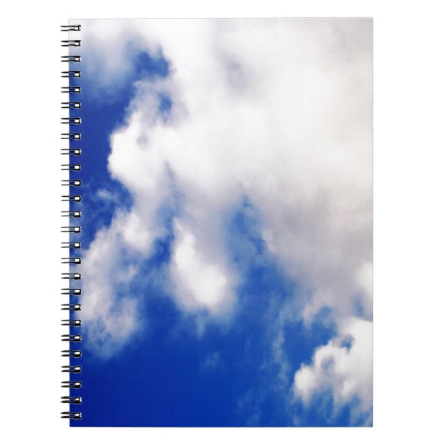 Caderno Espiral Nuvens e céu azul (Frente)
