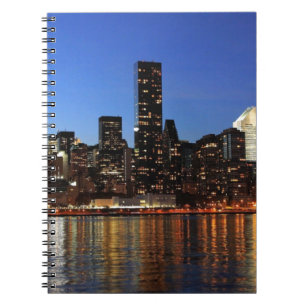 Caderno Espiral NYC Nova Iorque Manhattan Night