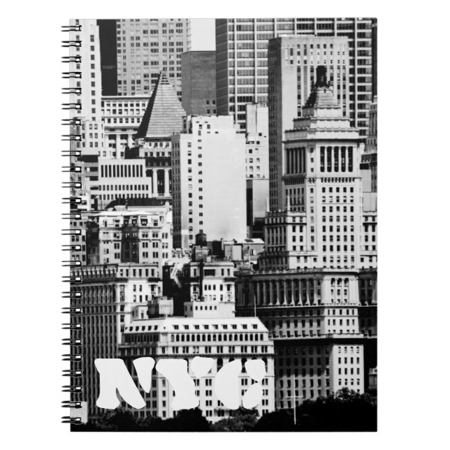 Caderno Espiral NYC Skyline IX (Frente)