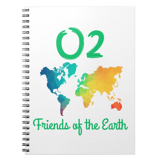 Caderno Espiral O2 - Amigos da Terra (Frente)