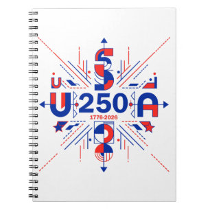 Caderno Espiral O 250º aniversário da América