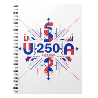 Caderno Espiral O 250º aniversário da América