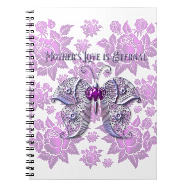 Caderno Espiral O Amor da Mãe é Eterno (Frente)