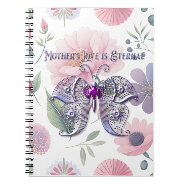 Caderno Espiral O Amor da Mãe é Eterno (Frente)