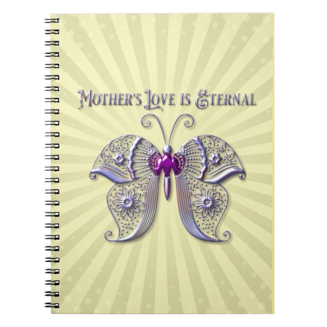 Caderno Espiral O Amor da Mãe é Eterno (Frente)