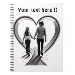 Caderno Espiral O amor do dia das mães