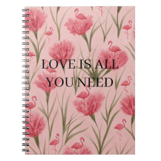 CADERNO ESPIRAL O AMOR DO NOTEBOOK É TUDO O QUE VOCÊ PRECISA DE FL