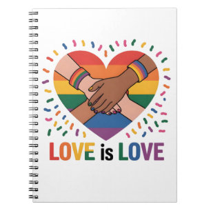 Caderno Espiral O amor é amor
