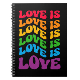 Caderno Espiral O amor é Gay LGBT