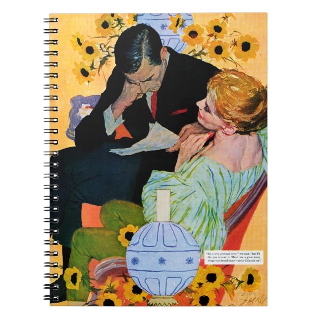 Caderno Espiral O amor morre lentamente (Frente)