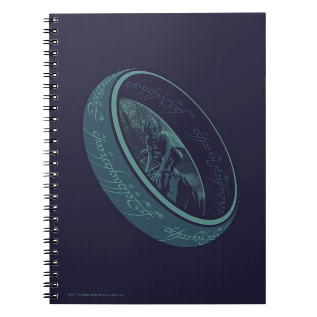 Caderno Espiral O Anel Único™ GOLLUM™ Gráfico (Frente)