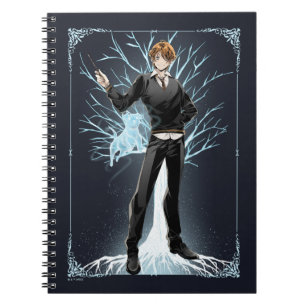 Caderno Espiral O anime Ron Weasley Jack Russell Terrier Patronus