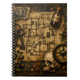 Caderno Espiral O Arquiteto da Morte: Castelo dos Assassinatos de