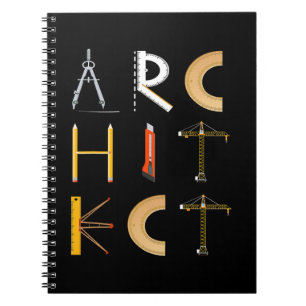 Caderno Espiral O Arquiteto Legal Novelty Landscapers, os estudant