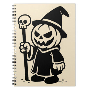 Caderno Espiral o Assistente de Abóbora