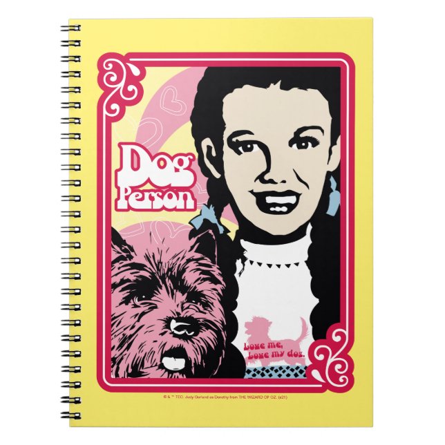 Caderno Espiral O Assistente De Oz™ | Dorothy™ & Toto™ - Cães (Frente)