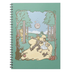Caderno Espiral O Assistente De Oz™   Storybook Yellow Brick Roa