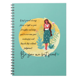 Caderno Espiral O Autoamor Seja gentil De Si Mesmo Ser Seu Próprio