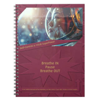 Caderno Espiral O autocontrolo é o seu SuperPower
