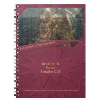 Caderno Espiral O autocontrolo é o seu SuperPower