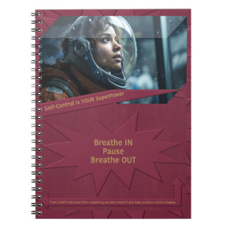 Caderno Espiral O autocontrolo é o seu SuperPower