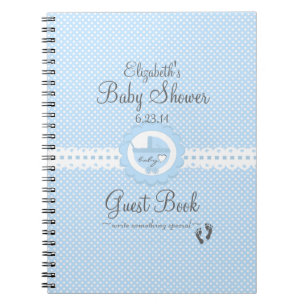Caderno Espiral O azul com suíço branco pontilha o livro de