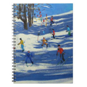 Caderno Espiral O azul sombreia Morzine