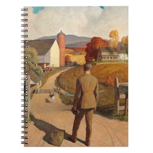 Caderno Espiral O baile, 1945, de Newell Convers Wyeth (Frente)