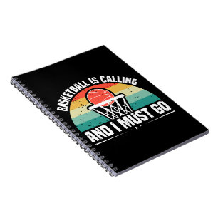 Caderno Espiral O basquete está ligando e eu preciso ir