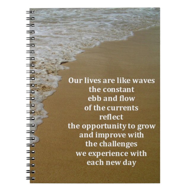 Caderno Espiral O Bei e o Fluxo de Vida (Frente)