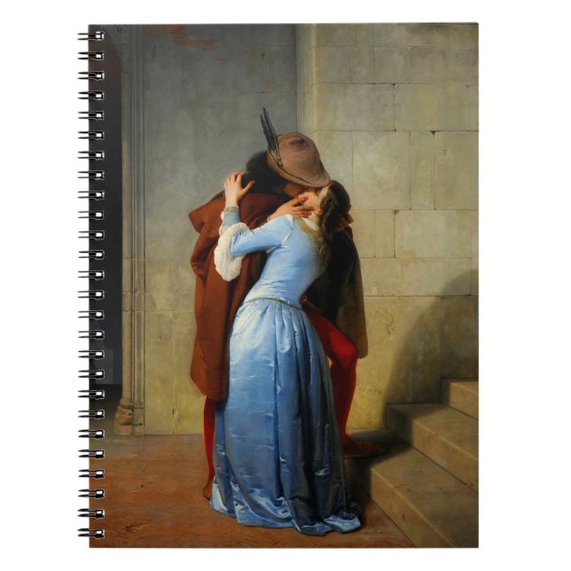 Caderno Espiral O Beijo Francesco Hayez (Frente)