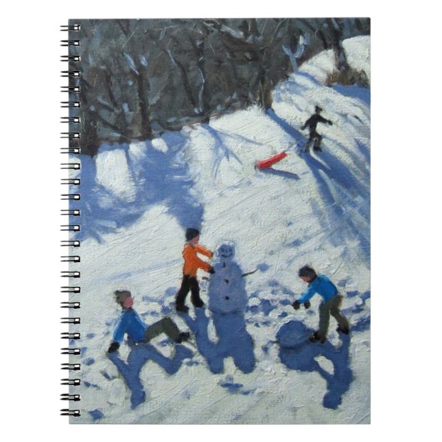 Caderno Espiral O boneco de neve 2 (Frente)