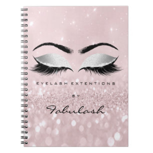 Caderno Espiral O brilho dos chicotes Eyes o nome feminino do rosa