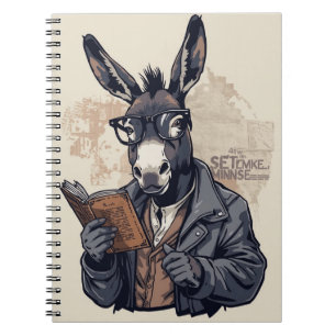 Caderno Espiral O Burro Sábio