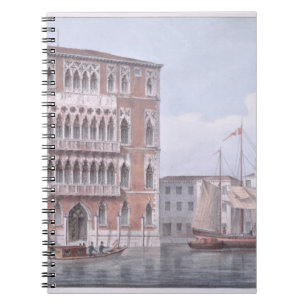 Caderno Espiral O Ca Foscari, Veneza, gravada por Brizeghel (li