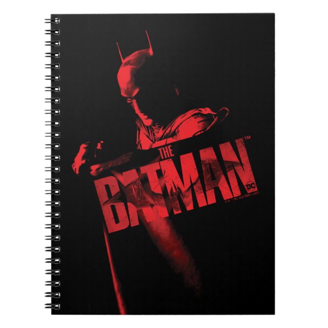 Caderno Espiral O Cabo do Batman e o Logotipo (Frente)