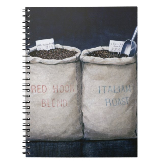 Caderno Espiral O café despede 1990 (Frente)