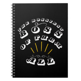 Caderno Espiral O Chefe Mais Alto De Todos Eles