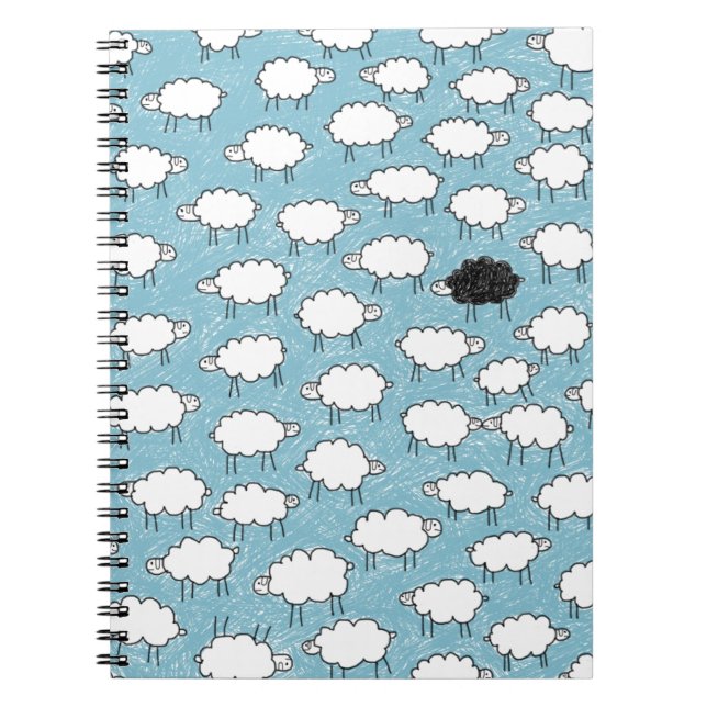 Caderno Espiral O CloudSheeps (Frente)