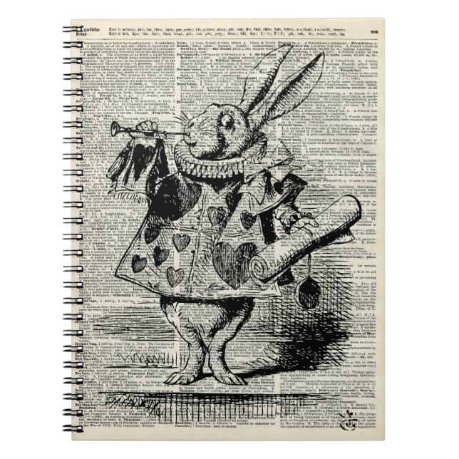 Caderno Espiral O coelho de Whitte (Frente)
