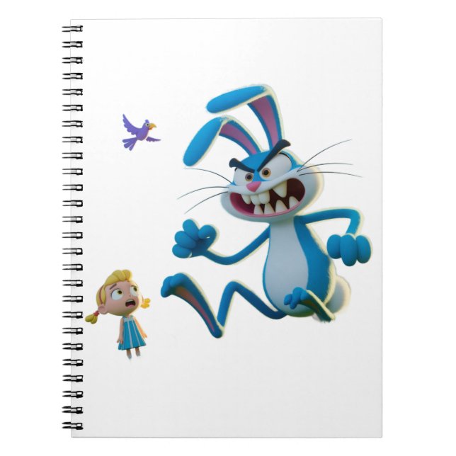 Caderno Espiral O coelho zangado  (Frente)