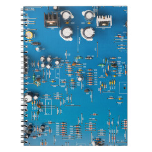 Caderno Espiral O conselho de circuito eletrônico