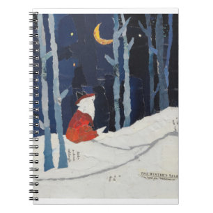 Caderno Espiral O Conto de inverno - Raposa na neve