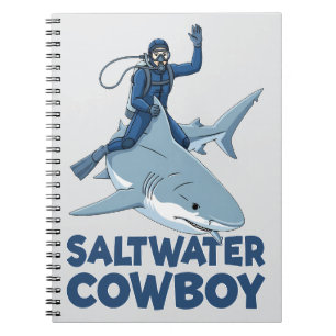 Caderno Espiral O Cowboy de Água Salgada